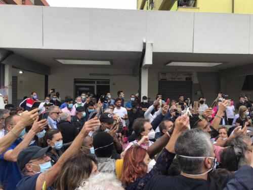SIMPATIZZANTI LEGA  A LIDO TRE ARCHI PER SALVINI 2